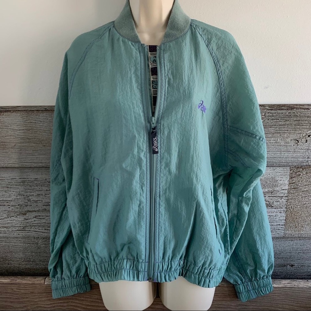 Vintage Aasics Windbreaker jacket
